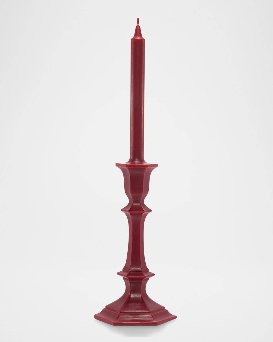 Harcourt Candlestick Candle, Red